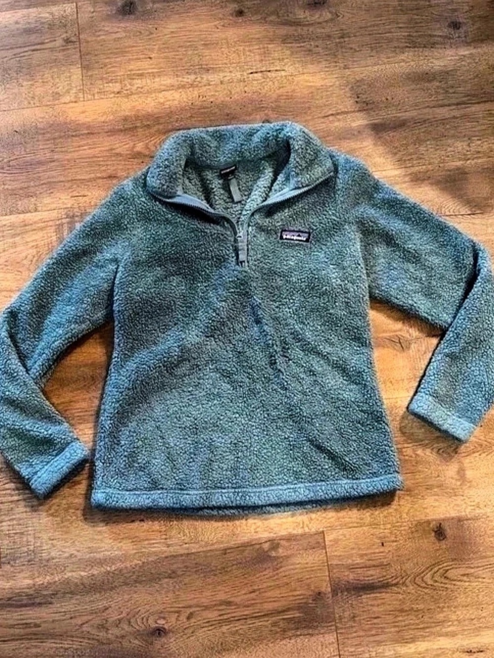 Patagonia Women'Small Los Gatos 1/4-Zip Fleece Pullover Green Small